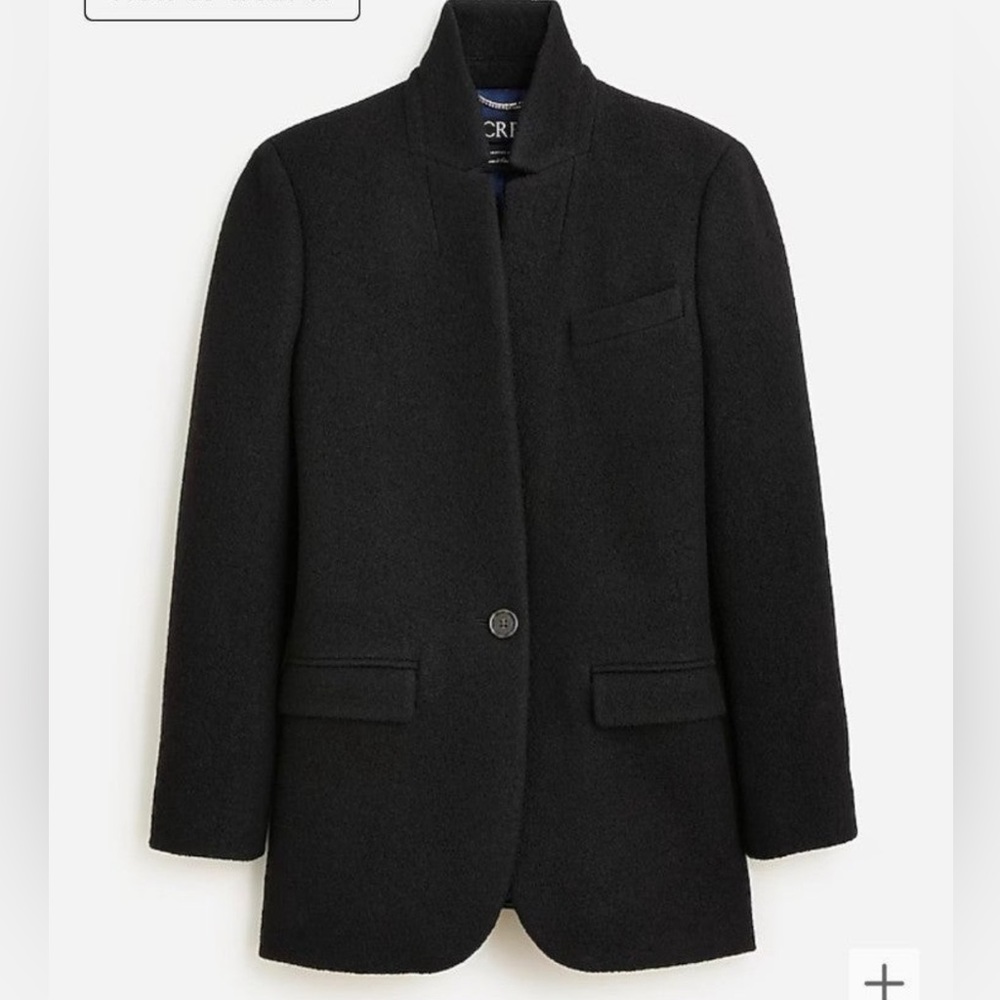 J. Crew Leighton blazer jacket in Italian boiled wool